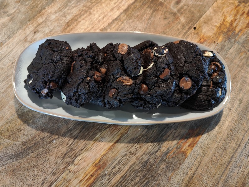 Triple Chocolate Chip Cookies 12 stuks