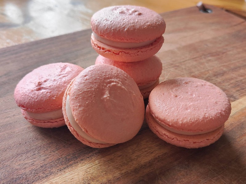 Macaron Aardbei