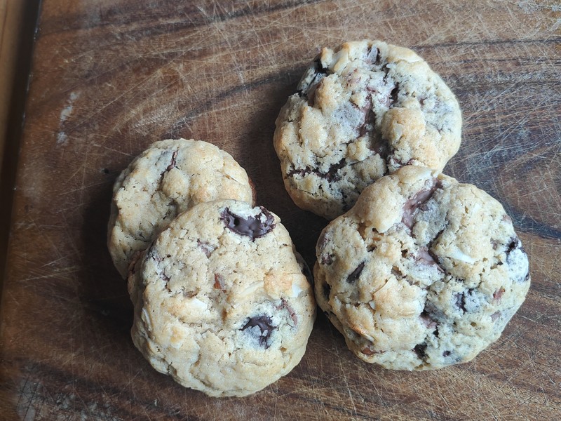 Cowboy Cookies - pecan, kokos, chocola, oats 15 stuks