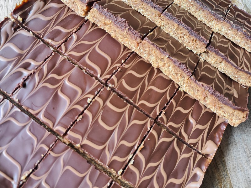 Caramel-kokosplaat 20-24 stukken