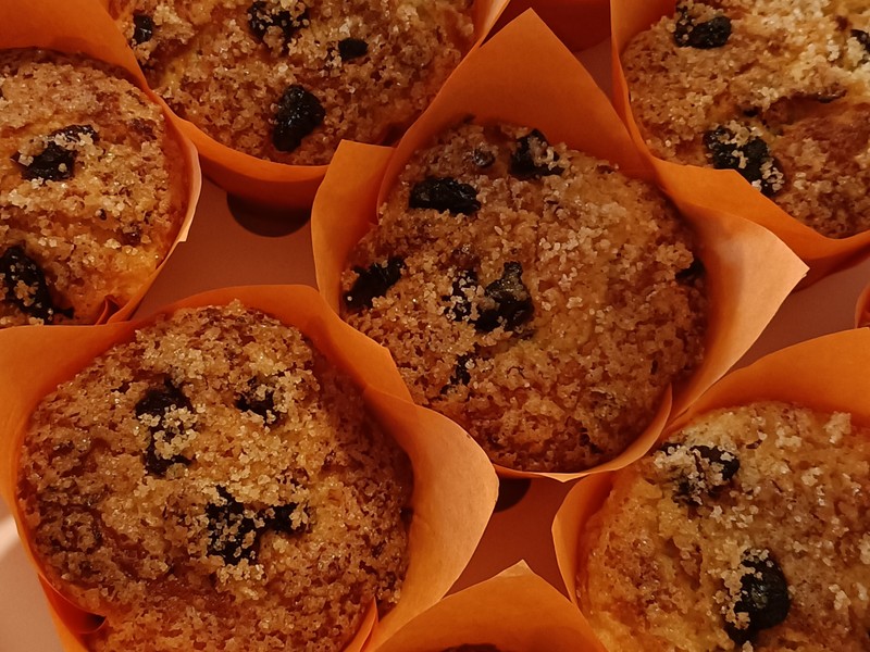 Sinaasappel Cranberry Muffins 12 stuks