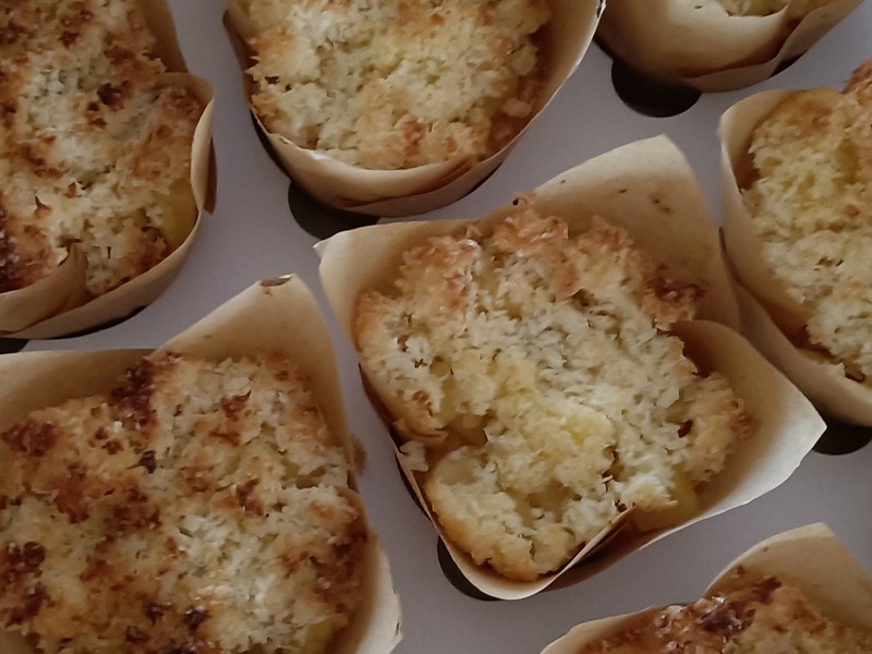 Kokos Ananas Muffins 12 stuks