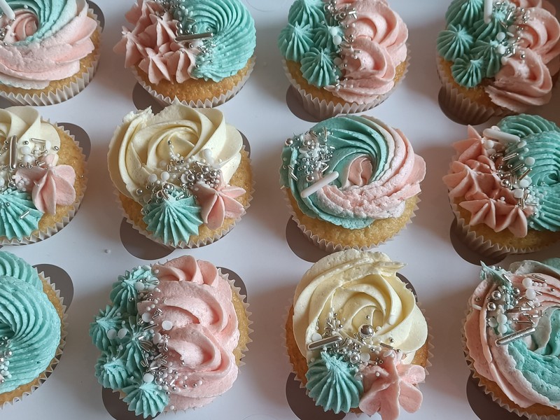 Vanille Cupcakes Gender Reveal