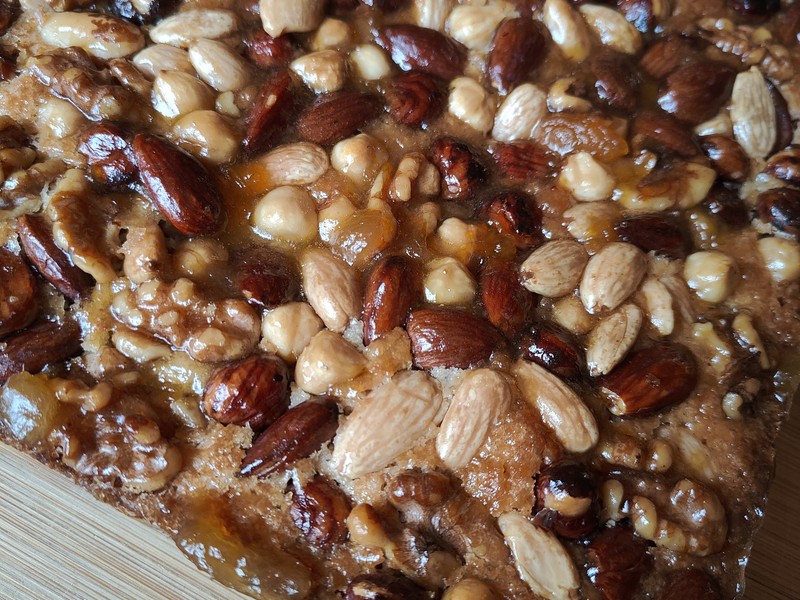 Kokos/noten plaat 12-16 stukken